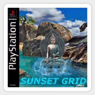 Sunset Station Sticker